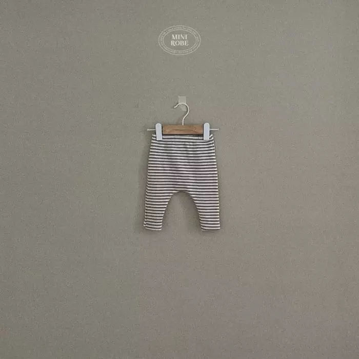 Mini Robe - Korean Baby Fashion - #babyfashion - Stripes Leggings - 5