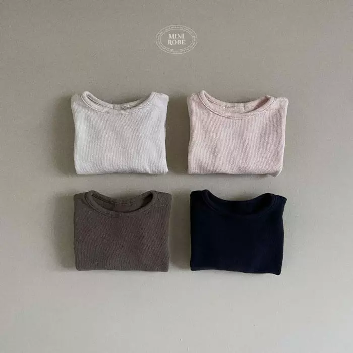 Mini Robe - Korean Baby Fashion - #babyfashion - Bumbuck Label Tee - 8