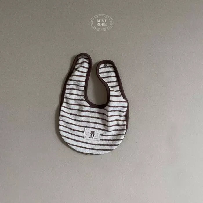 Mini Robe - Korean Baby Fashion - #babyfashion - Bear Bib - 6