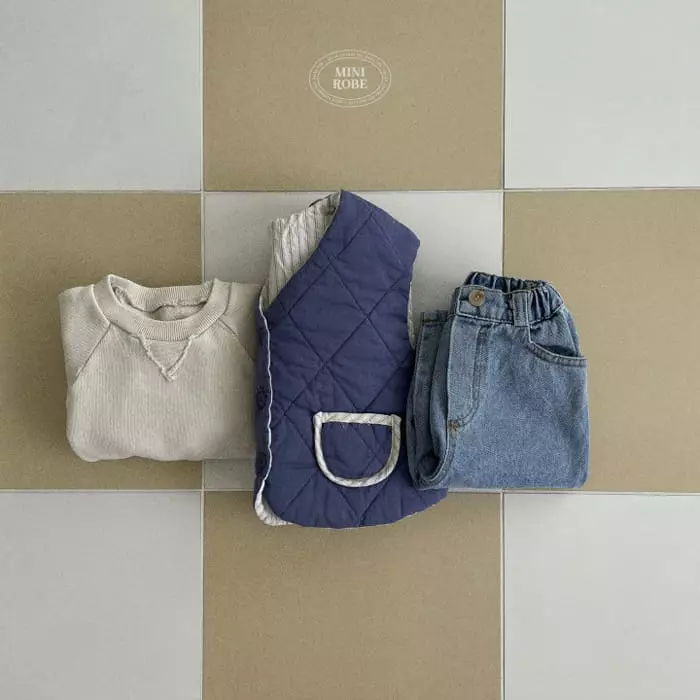Mini Robe - Korean Baby Fashion - #babyfashion - Boy Denim Jeans - 9