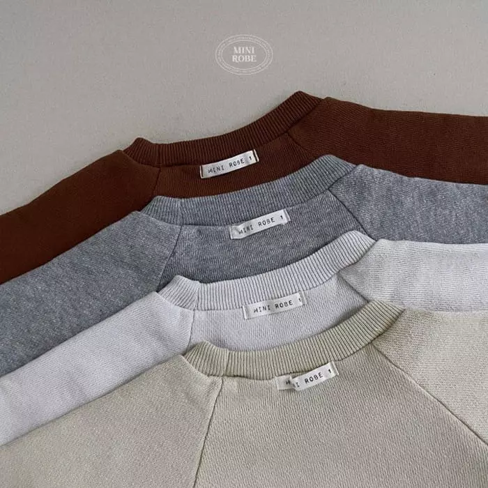 Mini Robe - Korean Baby Fashion - #babyfever - Alrio Sweatshirt - 10