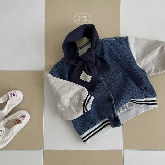 Mini Robe - Korean Baby Fashion - #babyfever - Waffle Muuffler - 8