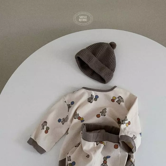 Mini Robe - Korean Baby Fashion - #babyfever - Pom Pom Beanie 1~3y - 9