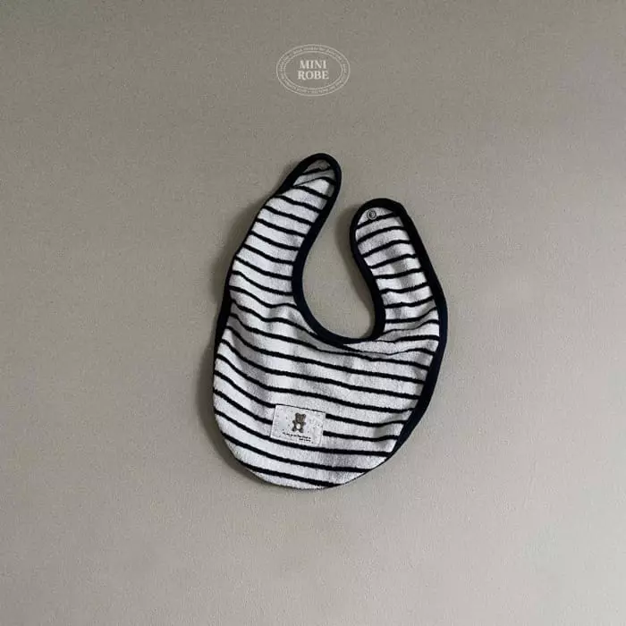 Mini Robe - Korean Baby Fashion - #babygirlfashion - Bear Bib - 8