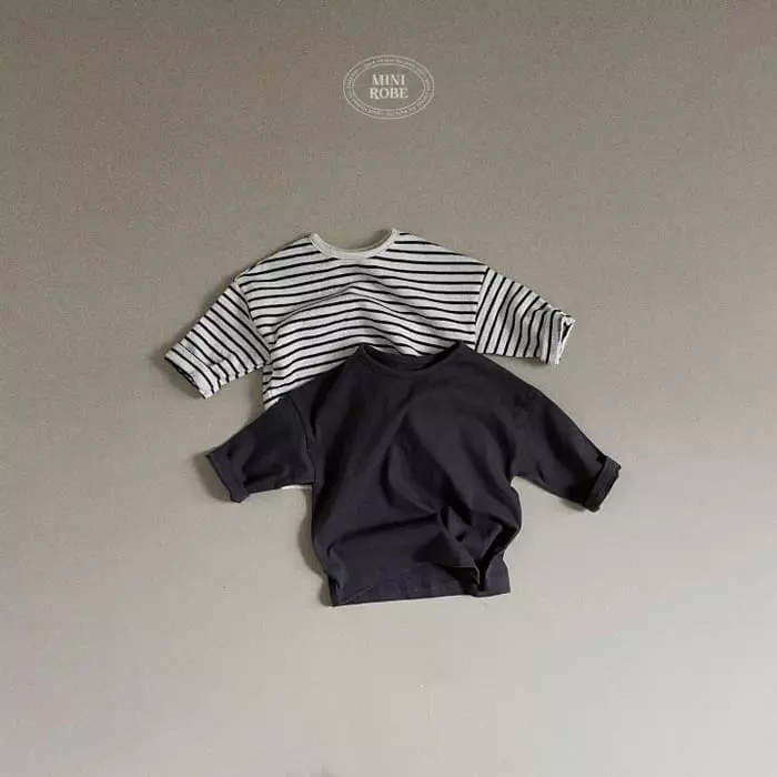 Mini Robe - Korean Baby Fashion - #babygirlfashion - Jacquard 1+1 Tee - 7