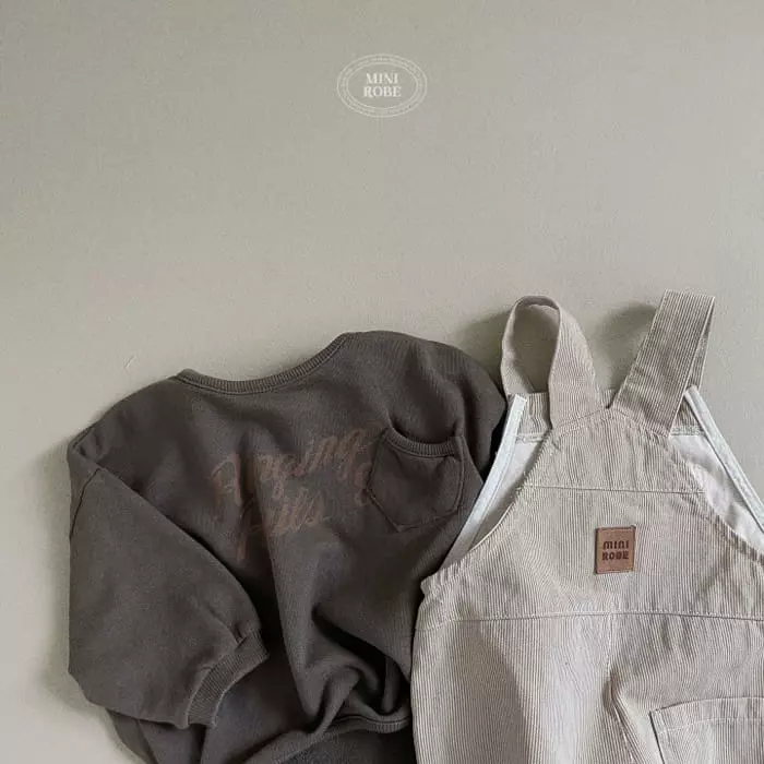 Mini Robe - Korean Baby Fashion - #babylifestyle - Pocket Loose Sweatshirt - 12