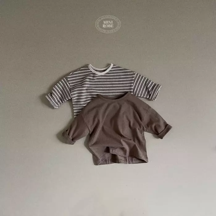 Mini Robe - Korean Baby Fashion - #babylifestyle - Jacquard 1+1 Tee - 8