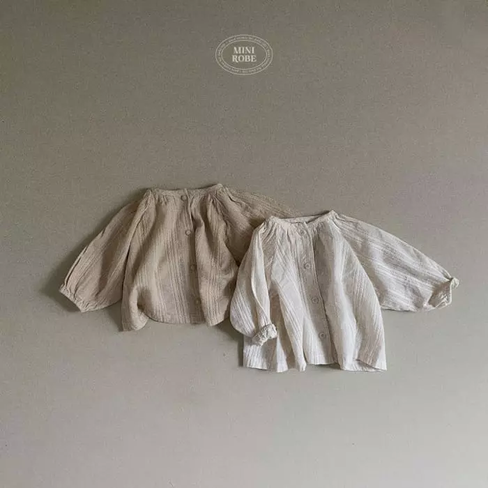 Mini Robe - Korean Baby Fashion - #babygirlfashion - Pumpkin Shirring Blouse - 4