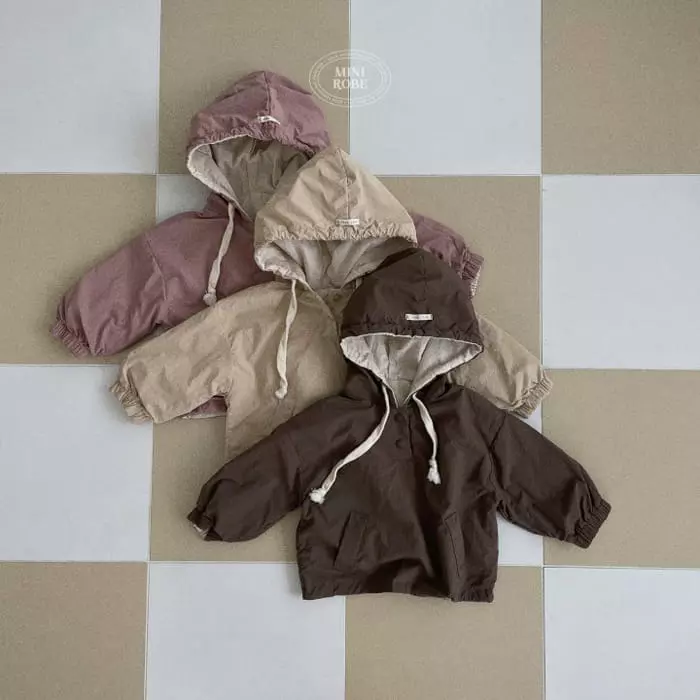 Mini Robe - Korean Baby Fashion - #babylifestyle - Hoody Anorak