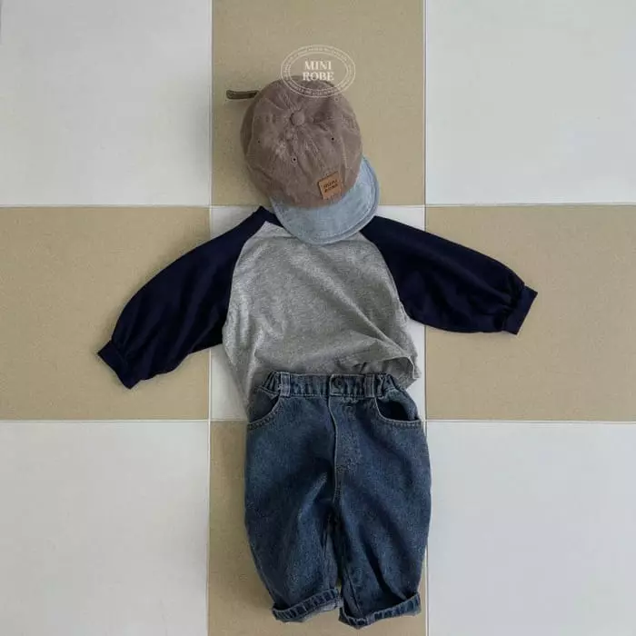 Mini Robe - Korean Baby Fashion - #babylifestyle - Boy Denim Jeans - 12