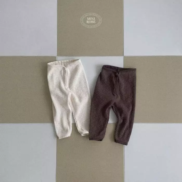 Mini Robe - Korean Baby Fashion - #babylifestyle - Knit Leggings