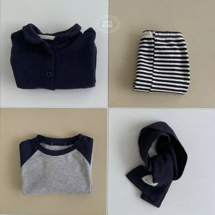 Mini Robe - Korean Baby Fashion - #babyoninstagram - Waffle Muuffler - 11