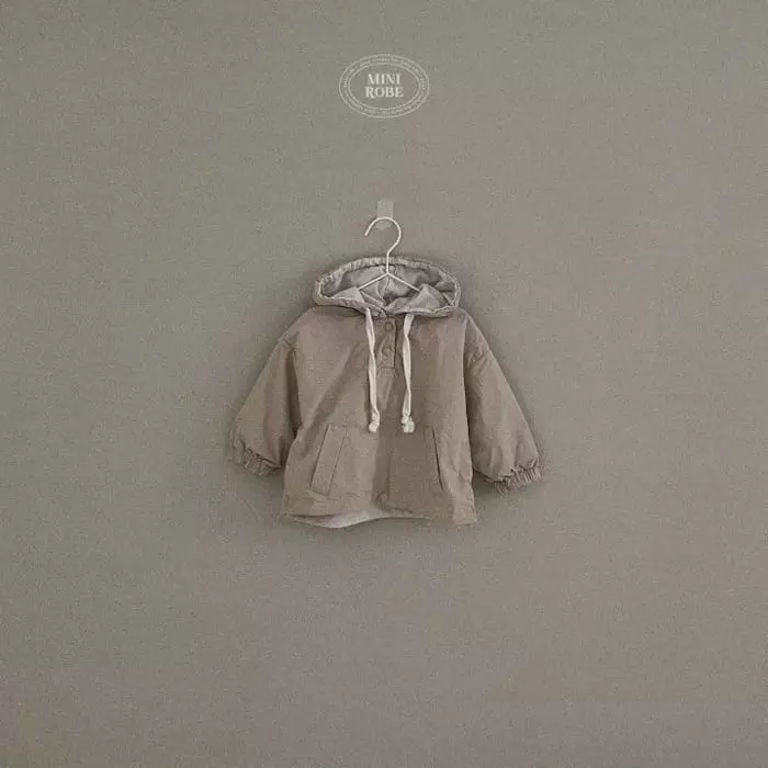 Mini Robe - Korean Baby Fashion - #babyoninstagram - Hoody Anorak - 2