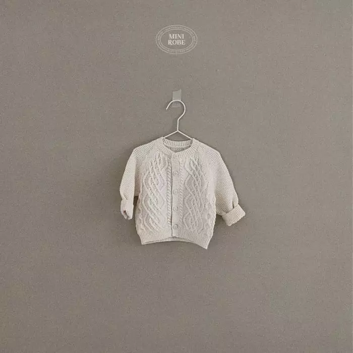 Mini Robe - Korean Baby Fashion - #babylifestyle - Fisher Man Cardigan - 4
