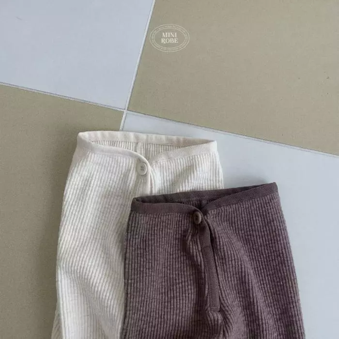 Mini Robe - Korean Baby Fashion - #babyoninstagram - Knit Leggings - 2