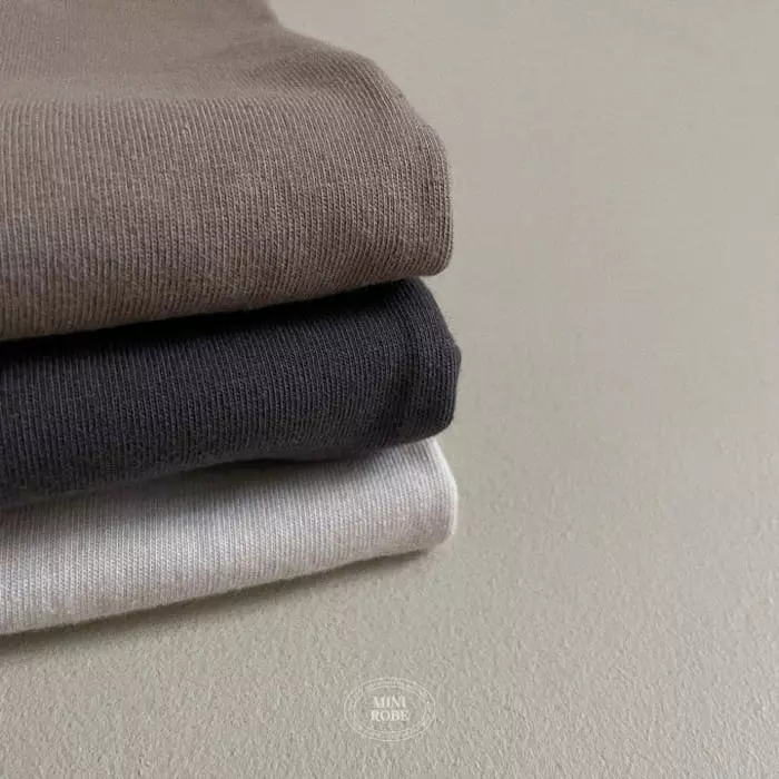Mini Robe - Korean Baby Fashion - #babyootd - Jacquard 1+1 Tee - 10