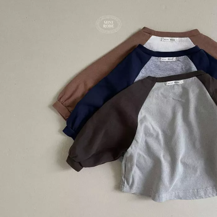 Mini Robe - Korean Baby Fashion - #babyootd - Ever Raglan Tee - 9