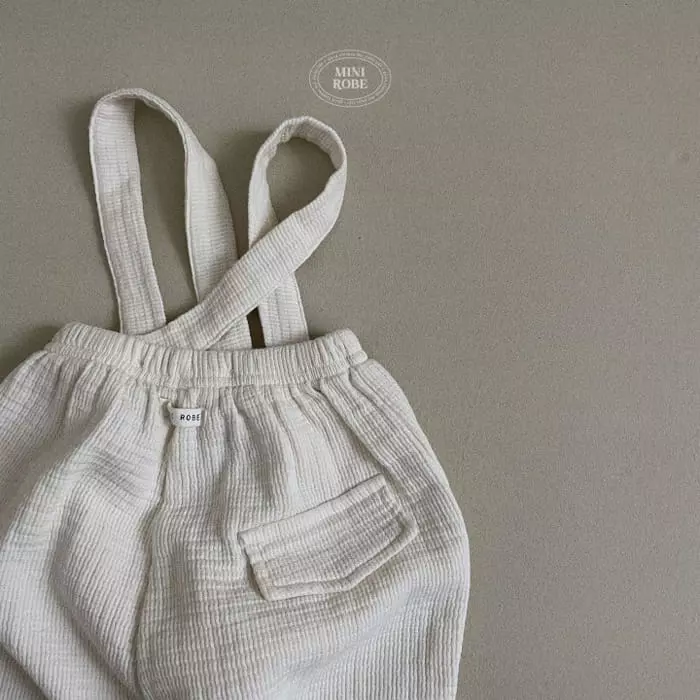Mini Robe - Korean Baby Fashion - #babyoninstagram - Bread Dungarees - 4