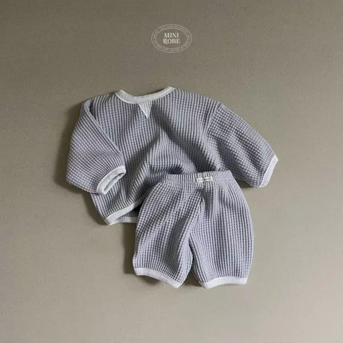 Mini Robe - Korean Baby Fashion - #babyootd - Big Waffle Pants - 10