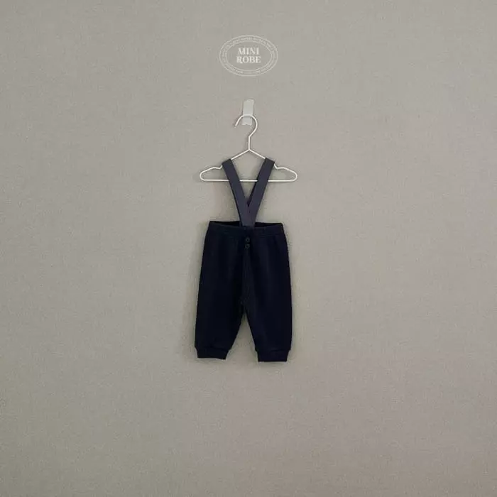 Mini Robe - Korean Baby Fashion - #babyootd - Dungarees Waffle Pants - 7