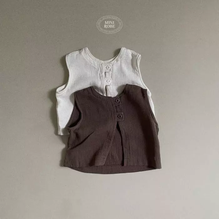 Mini Robe - Korean Baby Fashion - #babyootd - Dudu Vest - 6