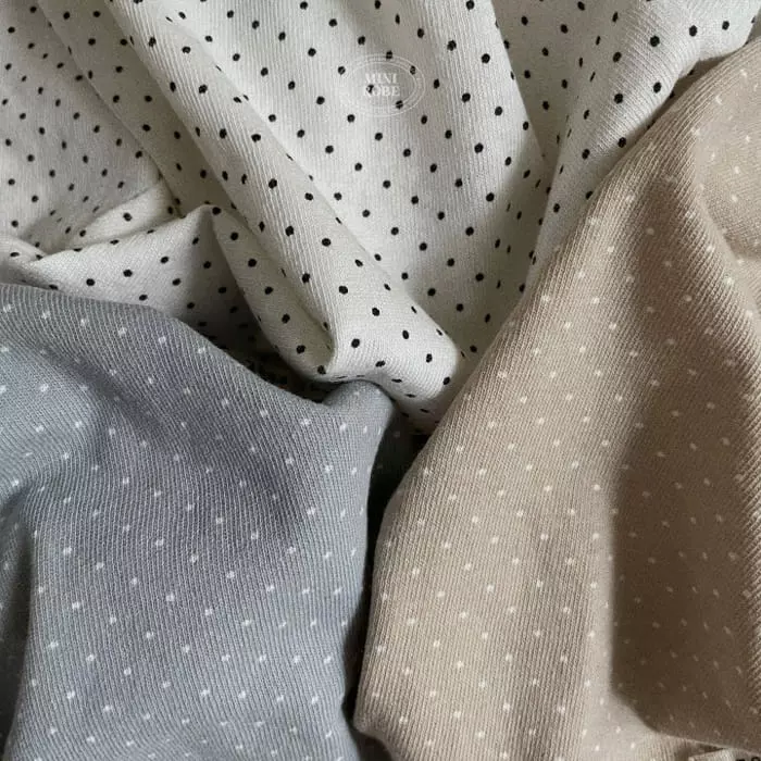 Mini Robe - Korean Baby Fashion - #babyoutfit - Dot Button Tee - 2