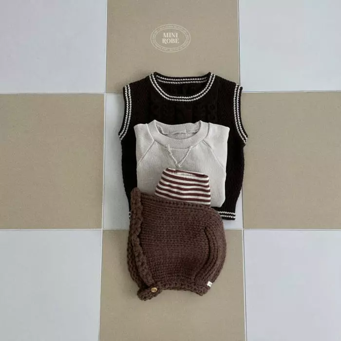Mini Robe - Korean Baby Fashion - #babyoutfit - Stripes Leggings - 11
