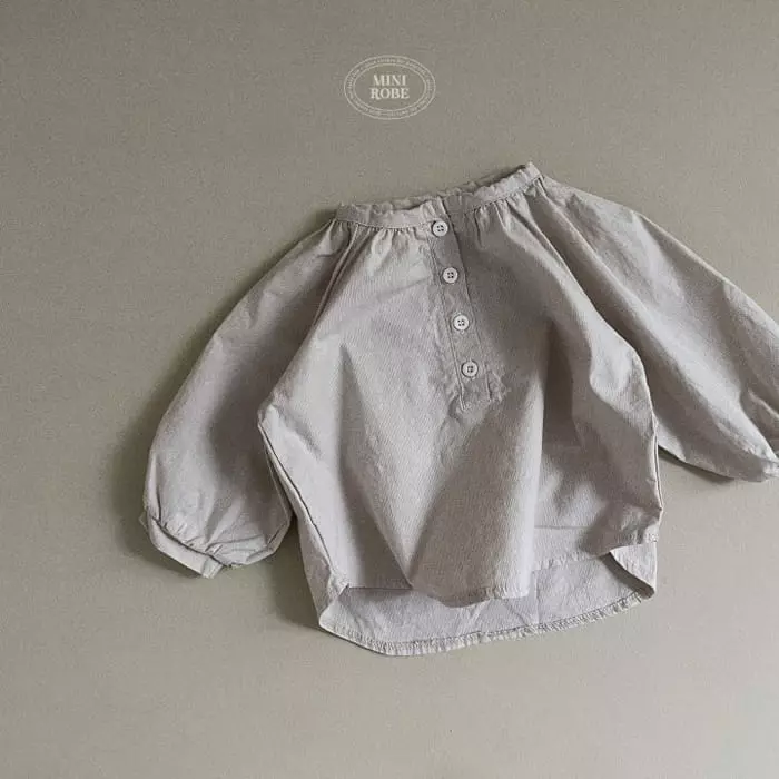 Mini Robe - Korean Baby Fashion - #babyoutfit - Wave Blouse - 6