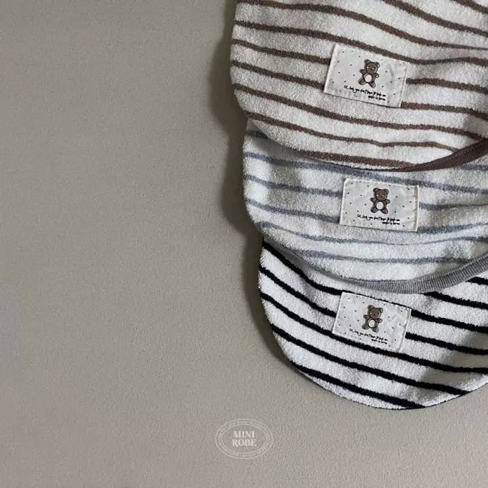 Mini Robe - Korean Baby Fashion - #babyoutfit - Bear Bib - 12