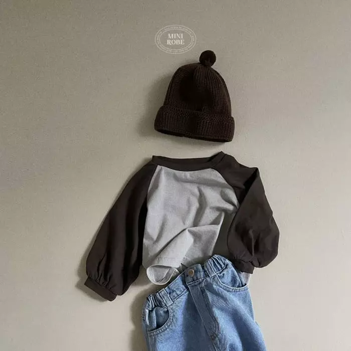 Mini Robe - Korean Baby Fashion - #babyoutfit - Ever Raglan Tee - 11