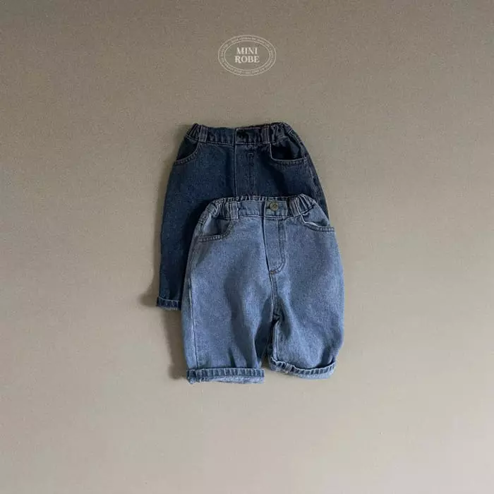 Mini Robe - Korean Baby Fashion - #babyoutfit - Boy Denim Jeans