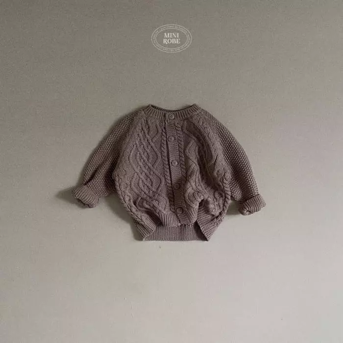 Mini Robe - Korean Baby Fashion - #babyoutfit - Fisher Man Cardigan - 7