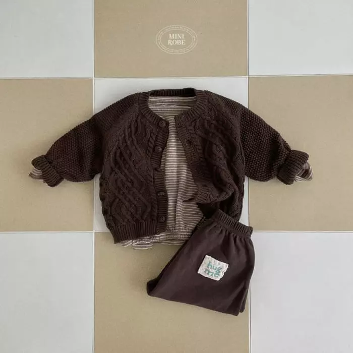 Mini Robe - Korean Baby Fashion - #babyoutfit - Soft Pants - 11