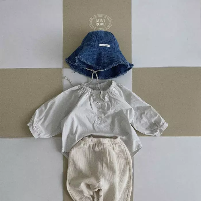 Mini Robe - Korean Baby Fashion - #babyoutfit - Paul Bucket Hat - 10