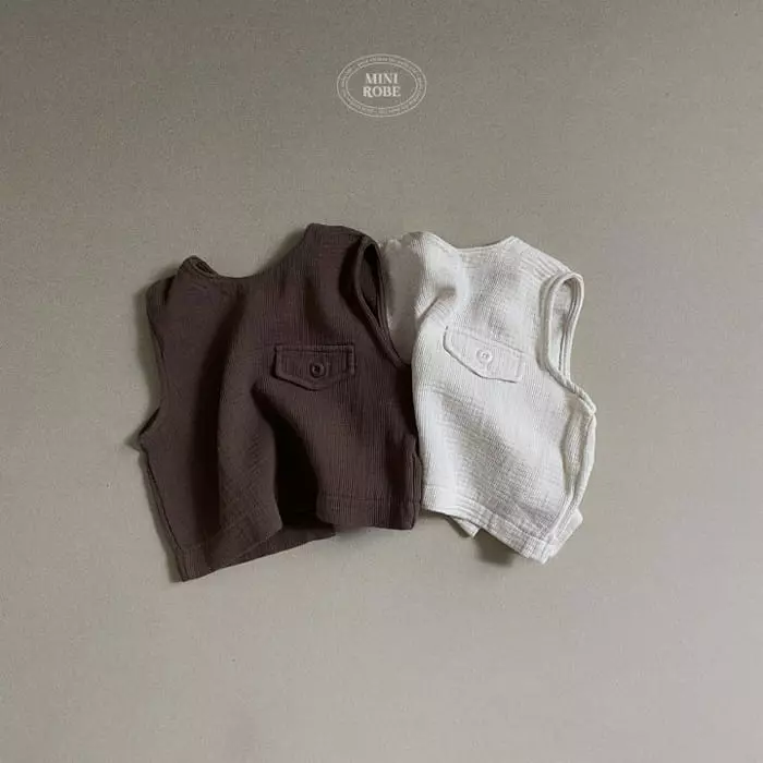 Mini Robe - Korean Baby Fashion - #babyoutfit - Dudu Vest - 7