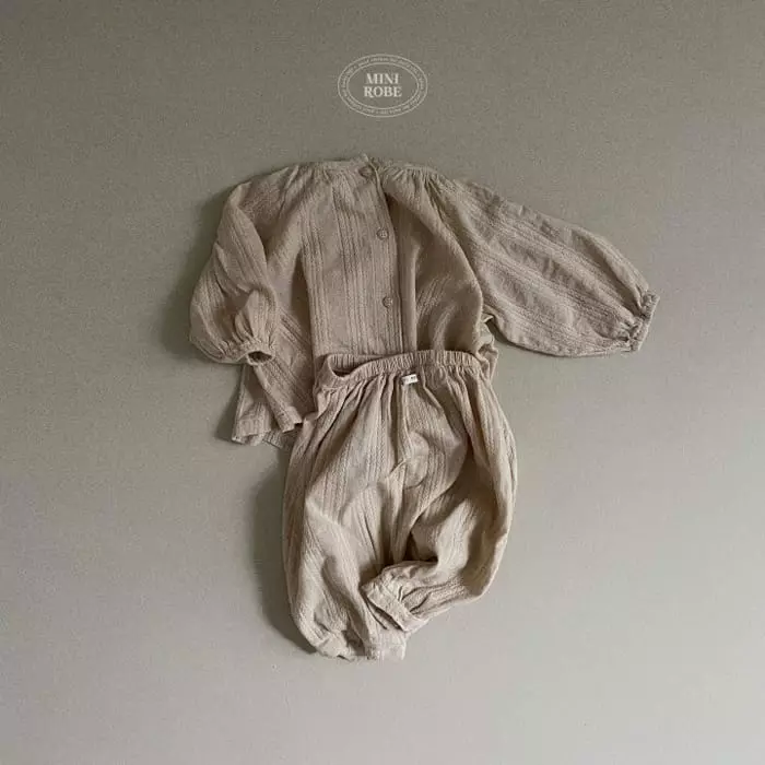 Mini Robe - Korean Baby Fashion - #babywear - Pumpkin Shirring Blouse - 9