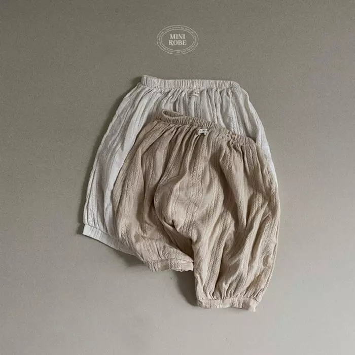 Mini Robe - Korean Baby Fashion - #babywear - Pumpkin Shirring Pants - 8