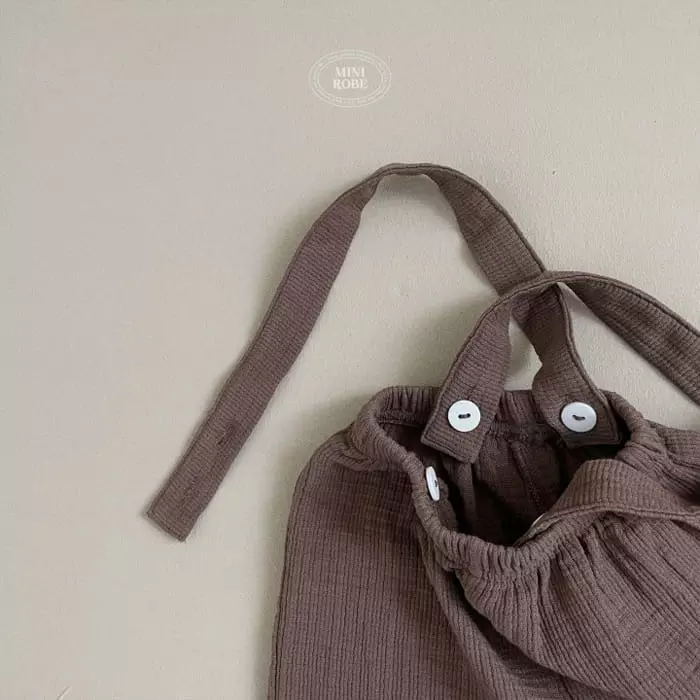 Mini Robe - Korean Baby Fashion - #babywear - Bread Dungarees - 7