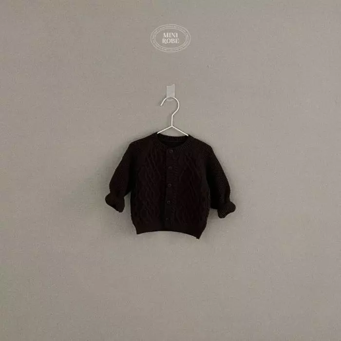 Mini Robe - Korean Baby Fashion - #babywear - Fisher Man Cardigan - 8