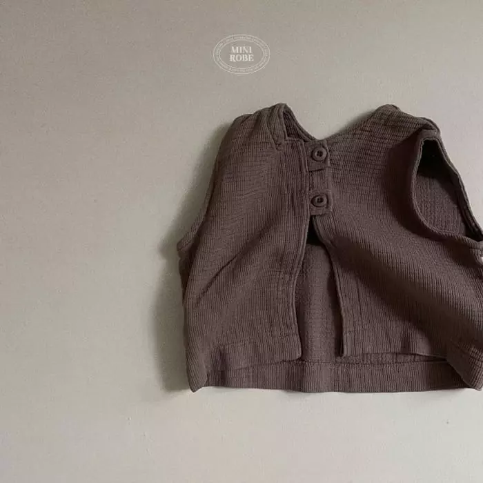 Mini Robe - Korean Baby Fashion - #babywear - Dudu Vest - 9