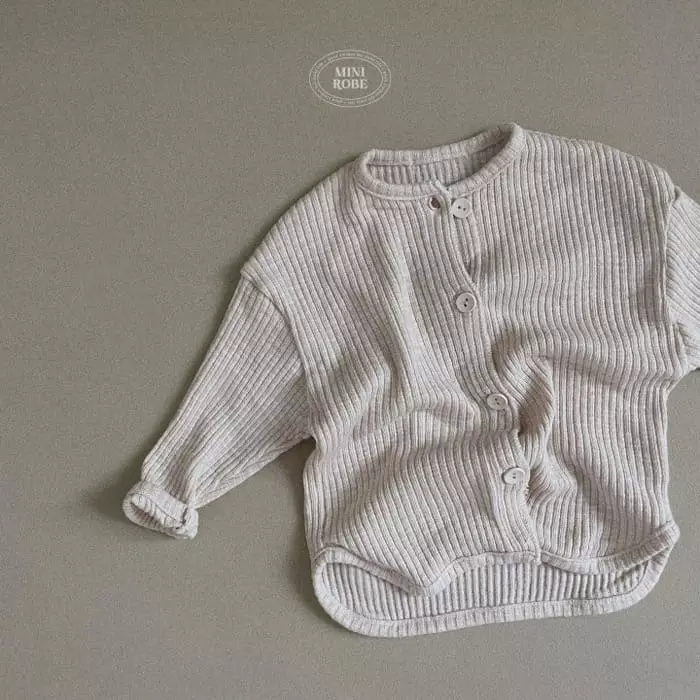Mini Robe - Korean Baby Fashion - #babywear - Masion Cardigan - 4