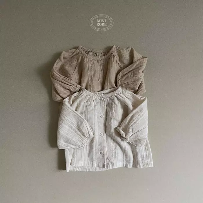 Mini Robe - Korean Baby Fashion - #onlinebabyboutique - Pumpkin Shirring Blouse - 10