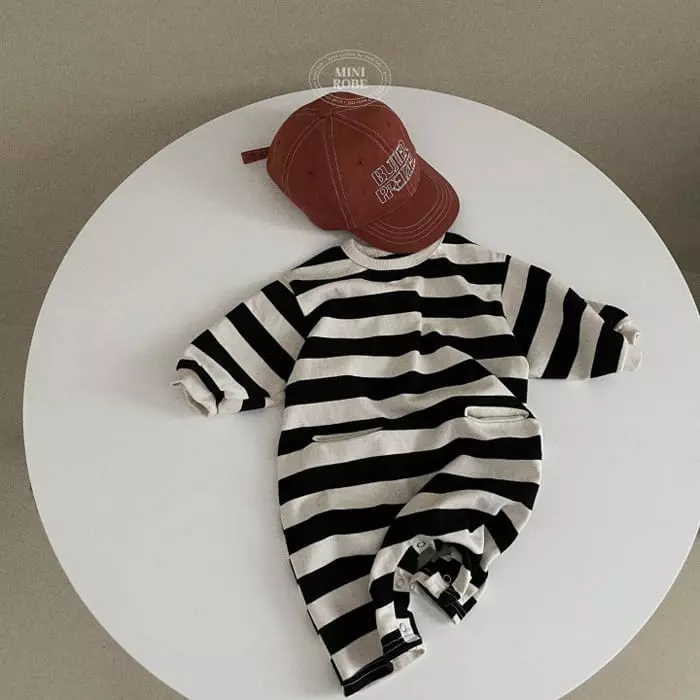 Mini Robe - Korean Baby Fashion - #onlinebabyboutique - Denggang Bodysuit