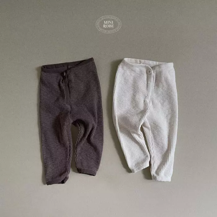 Mini Robe - Korean Baby Fashion - #onlinebabyboutique - Knit Leggings - 7