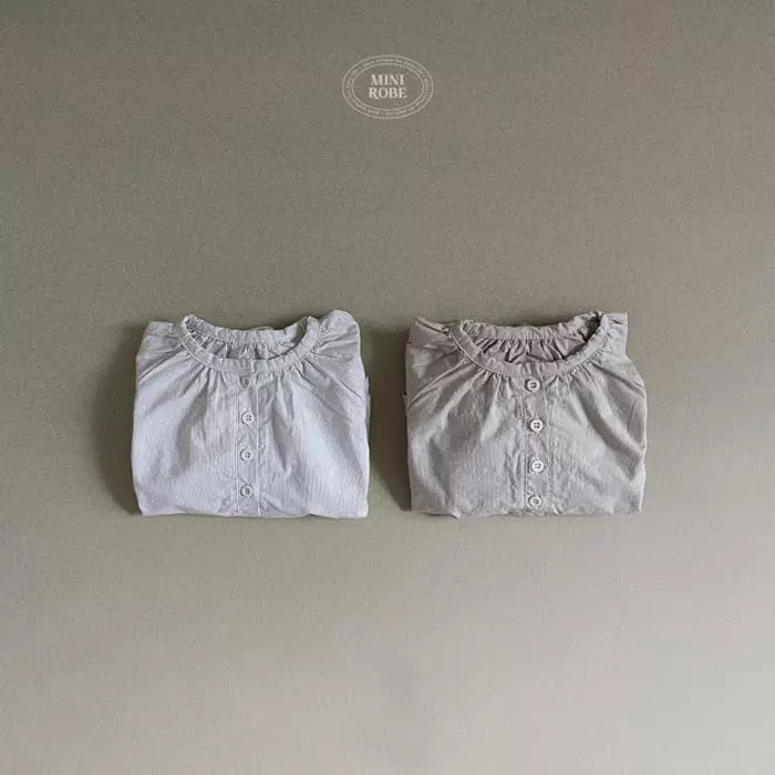 Mini Robe - Korean Baby Fashion - #onlinebabyshop - Wave Blouse - 10