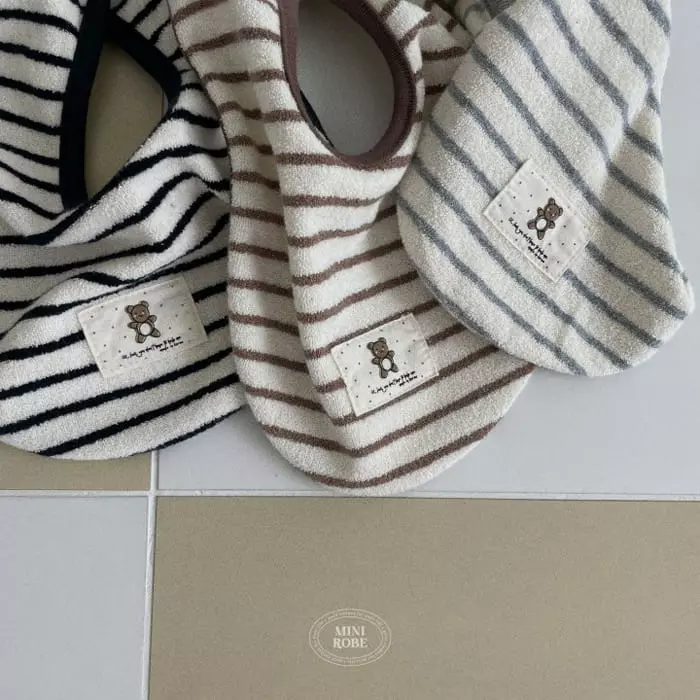 Mini Robe - Korean Baby Fashion - #onlinebabyshop - Bear Bib