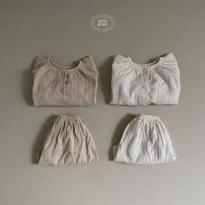 Mini Robe - Korean Baby Fashion - #onlinebabyshop - Pumpkin Shirring Blouse - 11