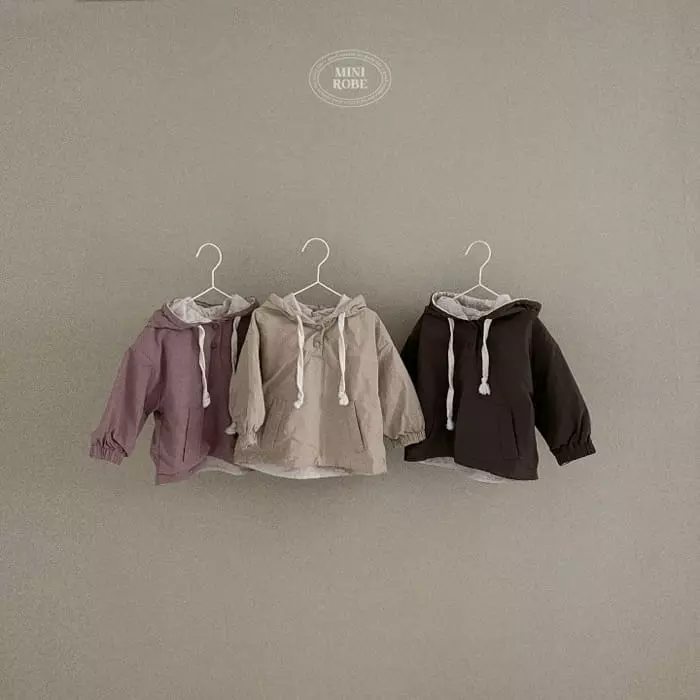 Mini Robe - Korean Baby Fashion - #onlinebabyshop - Hoody Anorak - 8