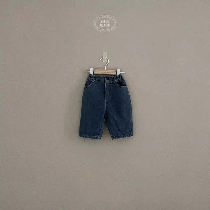 Mini Robe - Korean Baby Fashion - #onlinebabyboutique - Boy Denim Jeans - 4