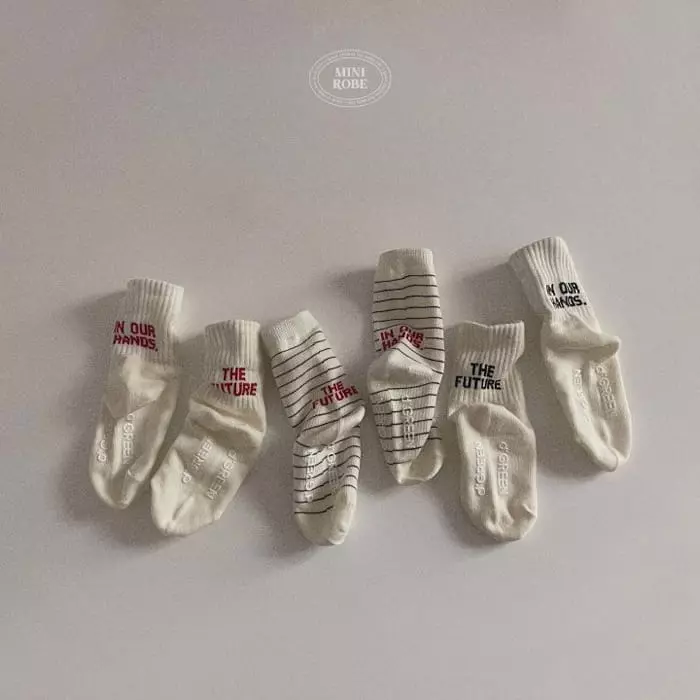 Mini Robe - Korean Baby Fashion - #onlinebabyshop - Future Socks 1~3y - 5
